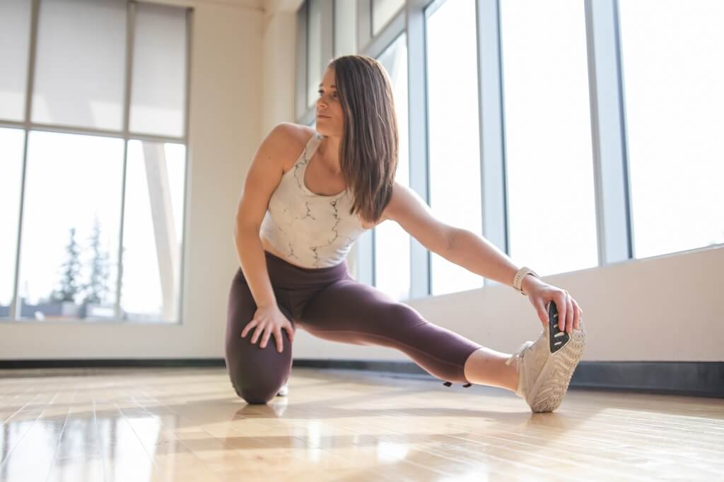 Hamstring kasları için esneme egzersizi